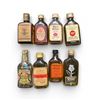 Image 3 : 60+ Rare Vintage Glass Mini Liquor Bottles - Partially Retain Contents