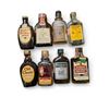 Image 2 : 80+ Rare Vintage Glass Mini Liquor Bottles - Approx. 60% Retain Partial Contents