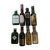 Image 3 : 80+ Vintage Glass Mini Liquor Bottles - Empty
