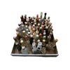 Image 1 : 70+ Vintage Glass Mini Liquor Bottles - Empty