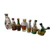 Image 3 : 60+ Vintage Glass Mini Liquor Bottles - Empty