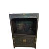 Image 1 : Chinese Carved Hardwood Display Cabinet, Approx. H69" x W46' xD23"