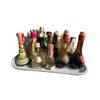 Image 3 : 40 Vintage Glass Mini Liquor Bottles - Approx. 50% Retain Partial Contents