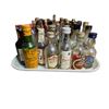 Image 3 : 40+ Vintage Glass Mini Liquor Bottles - Empty