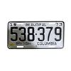 Image 1 : 1973 BC Single License Plate 538-379