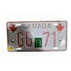 Image 1 : 1979 Canada GG 71 Single License Plate with Maple Leaves