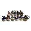 Image 2 : Group of 14 Ceramic Mini Rum & Whiskey Liquor Bottles - Some are sealed