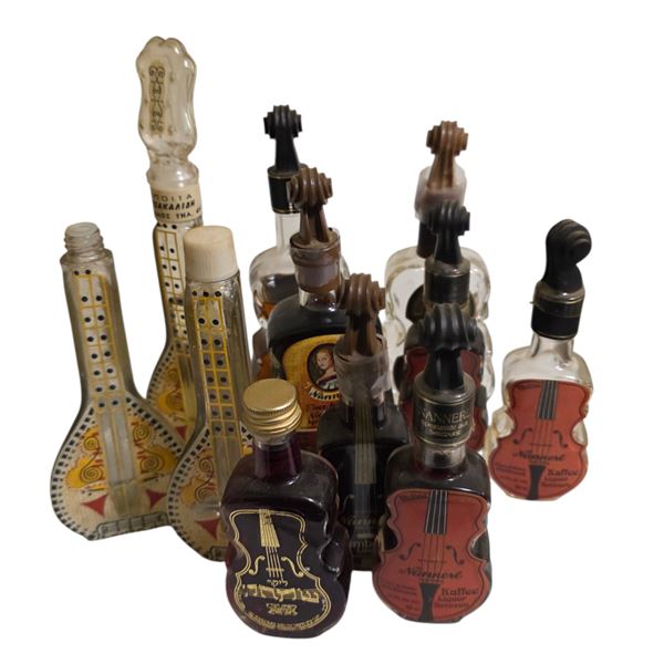 Nannerl Coffee Liqueur & Oyzo Mini Bottles - 5 of the bottles are full (some evaporation)