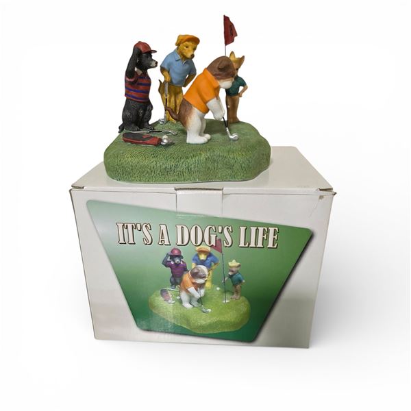 Four Aces "It's a Dog's Life" Decanter in Original Box by Terry's Decanters - Empty