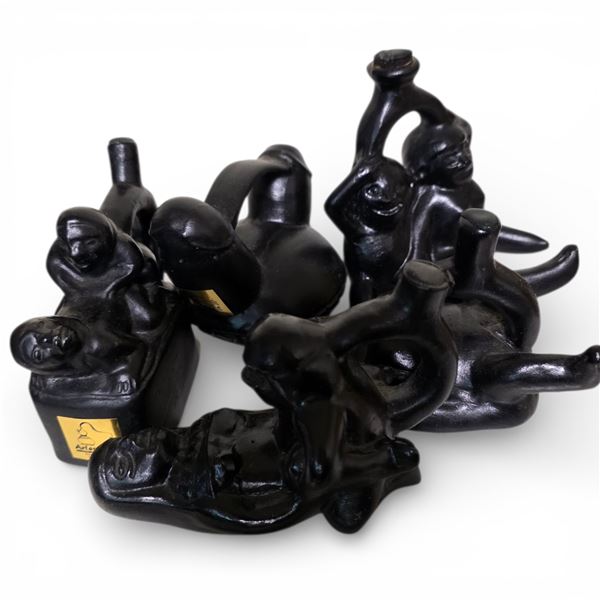 5 Artesanal Erotic Liquor Mini Bottles - Empty