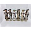 Image 1 : 6 Ltd. Editon 2 Oz. Porcelain Liquor Minis by Ski Country - empty