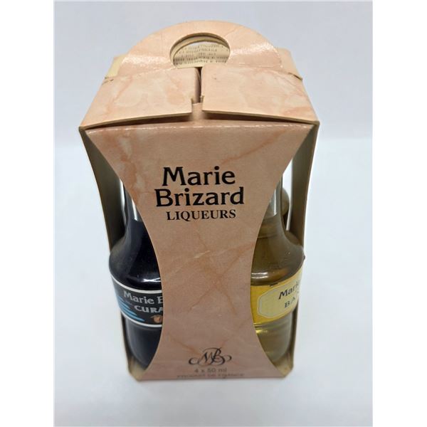 Marie Brizard Vintage Gift Set of 4 French Liqueurs - 50ml sealed bottles