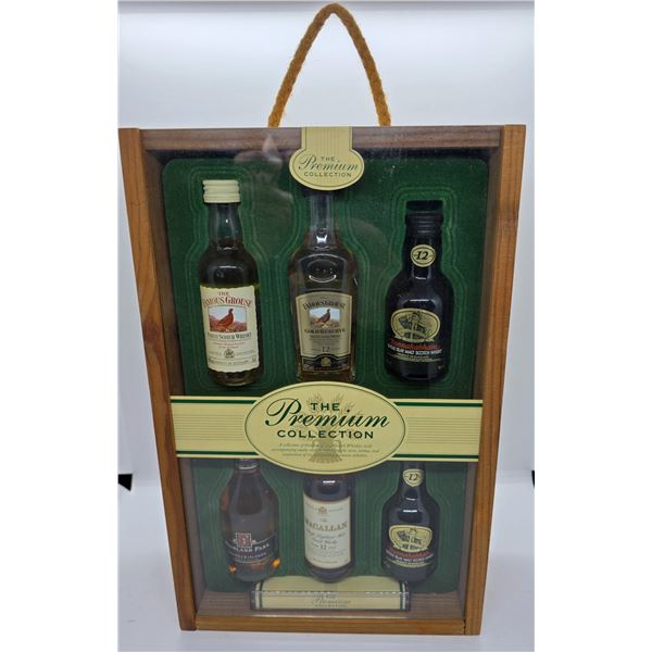Premium Collection Gift Set of 6 Finest Scotch Whiskies - 50ml Sealed bottles