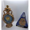 Image 1 : Jim Beam 1978 Yellow Rose of Texas & Rare 1970 Indiana Masonic 750ml Decanter - Both are empty