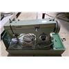 Image 2 : Vintage Brother Portable Electric Sewing Machine with Foot Pedal & Carry Case - MH-26