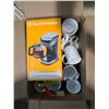 Image 2 : Box Lot of Ceramic Mugs & a Toastmaster Coffee Maker