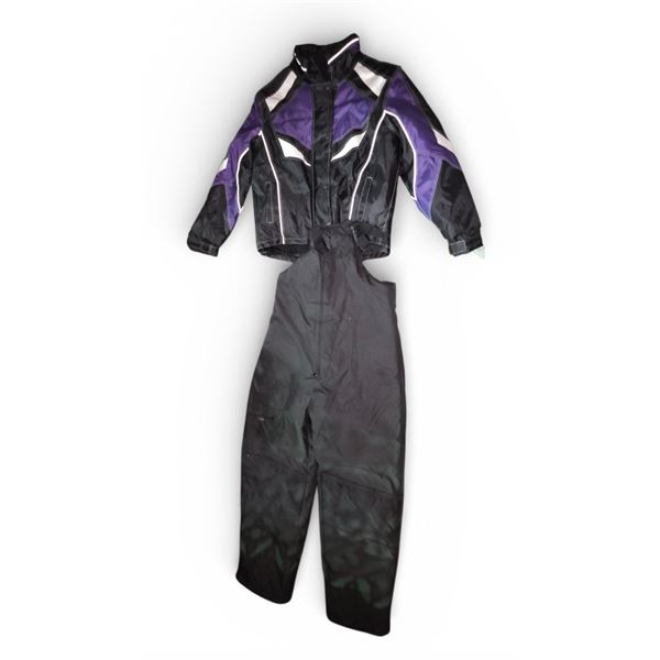 New Core Black/Purple Insulated Snow Jacket & Black Pants  with Tags - Women's 3XL - (Insulated Tex 