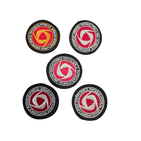 5 Vintage Canadian Physique & Fitness Award Patches