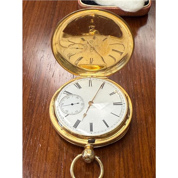 18 Karat Gold Cased Pocket Watch - Manual Wind
