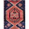 Image 3 : Hamedan geometric map Variety of colours Low pile 100% Authentic Hand Knotted Wool Persian Rug Handm
