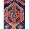 Image 5 : Hamedan geometric map Variety of colours Low pile 100% Authentic Hand Knotted Wool Persian Rug Handm
