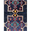 Image 4 : Saveh Geometric Map Fluffy carpet 100% Authentic Hand Knotted Wool Persian Rug Handmade in Iran (Siz