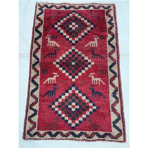 Shiraz geometric map Fluffy carpet Wool root 100% Authentic Hand Knotted Wool Persian Rug Handmade i