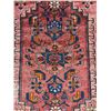 Image 4 : Zanjan geometric map has a beautiful red and brown color 100% Authentic Hand Knotted Wool Persian Ru