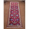 Image 9 : Kashan (Size 9.3' x 3.4' ft)100% Authentic Hand Knotted Wool Persian Rug Handmade in Iran (These car