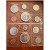 Image 2 : 2 pc - Uncirculated Canadian 1964 Silver Proof-Like Collector Set (x6 Coins / Set)