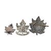 Image 3 : Group of 6 Vintage WWI/WW2 Assorted Canadian Military Regiments - Cap Badges