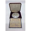 Image 1 : 1978 Sterling Silver Jamaica $25 Proof Silver Coin - Weight: 136.08 grams - In original case with CO