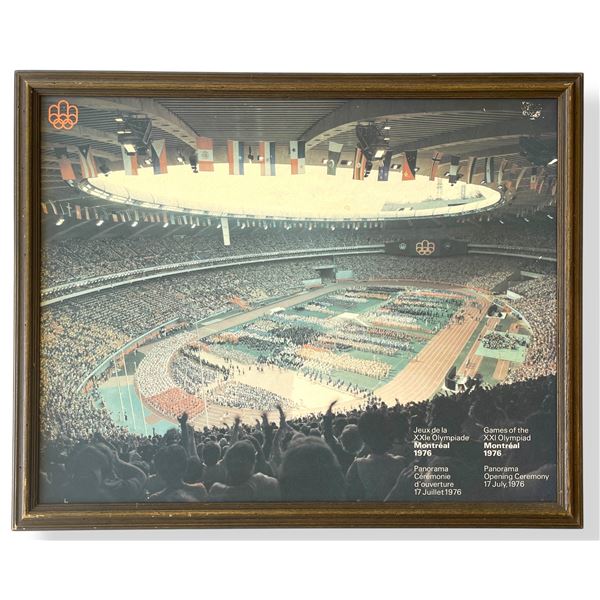 1976 Montreal Olympic Games Opening Ceremony Poster