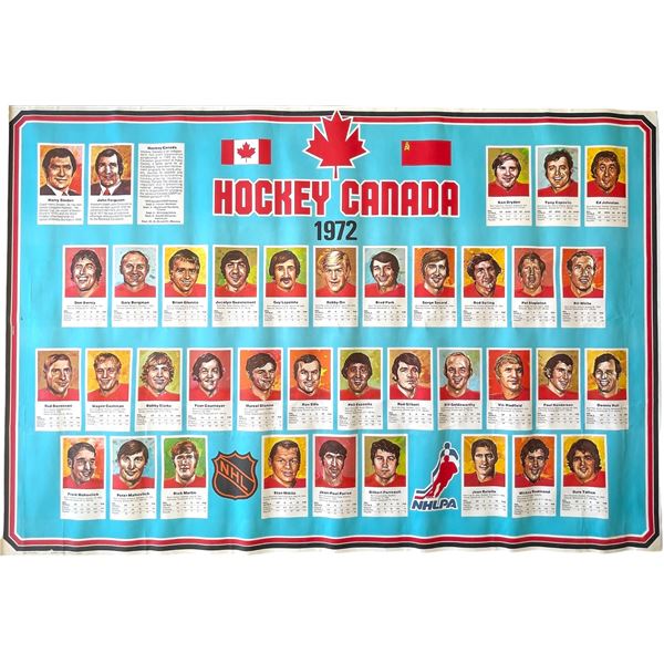 Hockey Canada 1972 Summit Series - Canada vs USSR Russia - NHL Poster, 24" x 36"