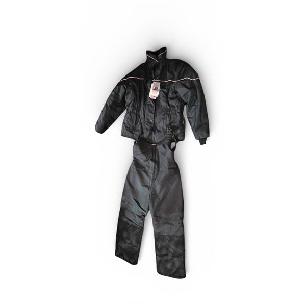 New West Coast Black Insulated Snow Jacket & Pants with Tags - Unisex size L - (3M Thinsulate with S