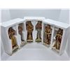 Image 2 : Group of Western & Wildlife Themed Porcelain 1/10 Pint Liquor Decanters - Hoffman, Ski Country & Lio