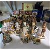Image 3 : Group of Western & Wildlife Themed Porcelain 1/10 Pint Liquor Decanters - Hoffman, Ski Country & Lio