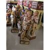 Image 4 : Group of Western & Wildlife Themed Porcelain 1/10 Pint Liquor Decanters - Hoffman, Ski Country & Lio
