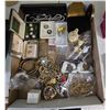 Image 2 : Tray of Jewelry, Cufflinks, Brooches, Medallions and More