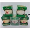 Image 1 : 5 x 1982 Old St. Andrews Scotch Whiskey 50ml  Golf Ball Liquor Minis in Original Boxes (2 are full)