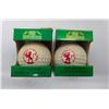 Image 2 : 5 x 1982 Old St. Andrews Scotch Whiskey 50ml  Golf Ball Liquor Minis in Original Boxes (2 are full)