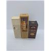 Image 2 : 3 Vintage 50ml Single Malt Scotch Whiskeys in Original Boxes - Sealed Macallan, Cardhu and Knockando