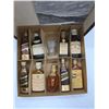 Image 2 : Vintage Scoth Whiskey Tasting Set with Shot Glass in Original Box - 9 Varieties - All bottles are em
