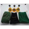 Image 3 : 3 Sealed Bottles of Irish Mist Liqueur with Velveteen Gift Bags - Appear to be  full