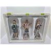 Image 4 : Group of 5 Hoffman, McCormick and Lionheart Mini Porcelain Liquor Decanters in Packaging (empty)