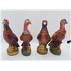Image 3 : Rare Set of Vintage Wild Turkey Full Size & 4 Mini Decanters - Mini Decanters are #1-4 in the series