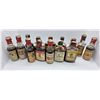 Image 3 : 20 Vintage Novelty Whiskeys & Other Liquors in 50ml Glass Bottles  - Majority of the bottles are sea