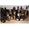 Image 1 : 21 Vintage Whiskeys, Southern Comfort & Other Liquors in 50ml Glass Bottles  - Majority of the bottl