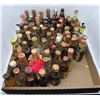 Image 1 : 50+ Rare Vintage 50ml Glass Liquor Bottles - 50% of the bottles are sealed (some evaporation)