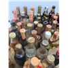 Image 6 : 50+ Rare Vintage 50ml Glass Liquor Bottles - 50% of the bottles are sealed (some evaporation)